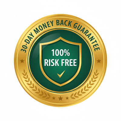 30-Day Money Back Guarantee Badge